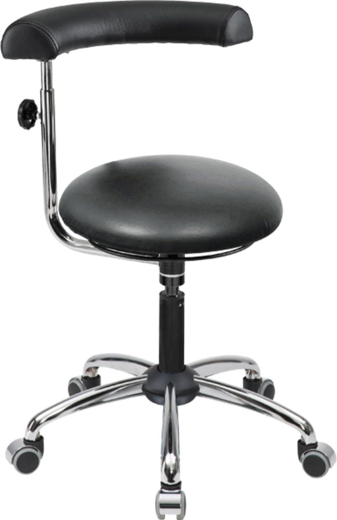 Meychair Hocker 09702 A20-29-TR-Comfort-KL Rollen Arm sw