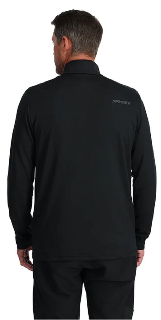 Spyder Uomo Prospect 1/2 Zip – Strato Base Tecnico, Traspirante, UPF 50+, Cerniera YKK, Taglia M (Lunghezza 68,6cm)