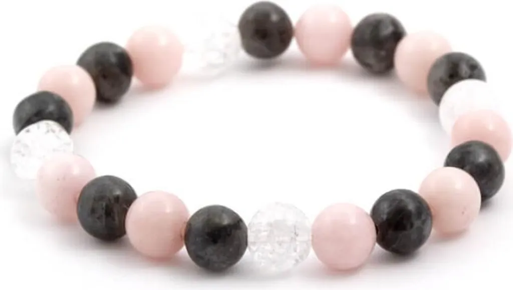 Bracelet zen en jade et labradorite - Accessoire bien-être et style