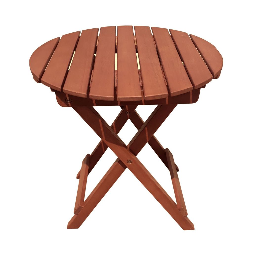 Designer Gartentisch Beistelltisch Eukalyptus Holztisch Holz Tisch Garten Balkon 