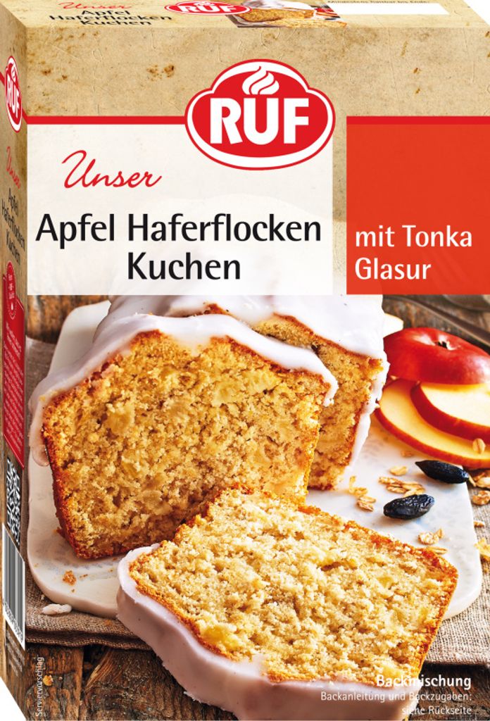 RUF Apfel Haferflocken Kuchen Backmischung Produktbild 