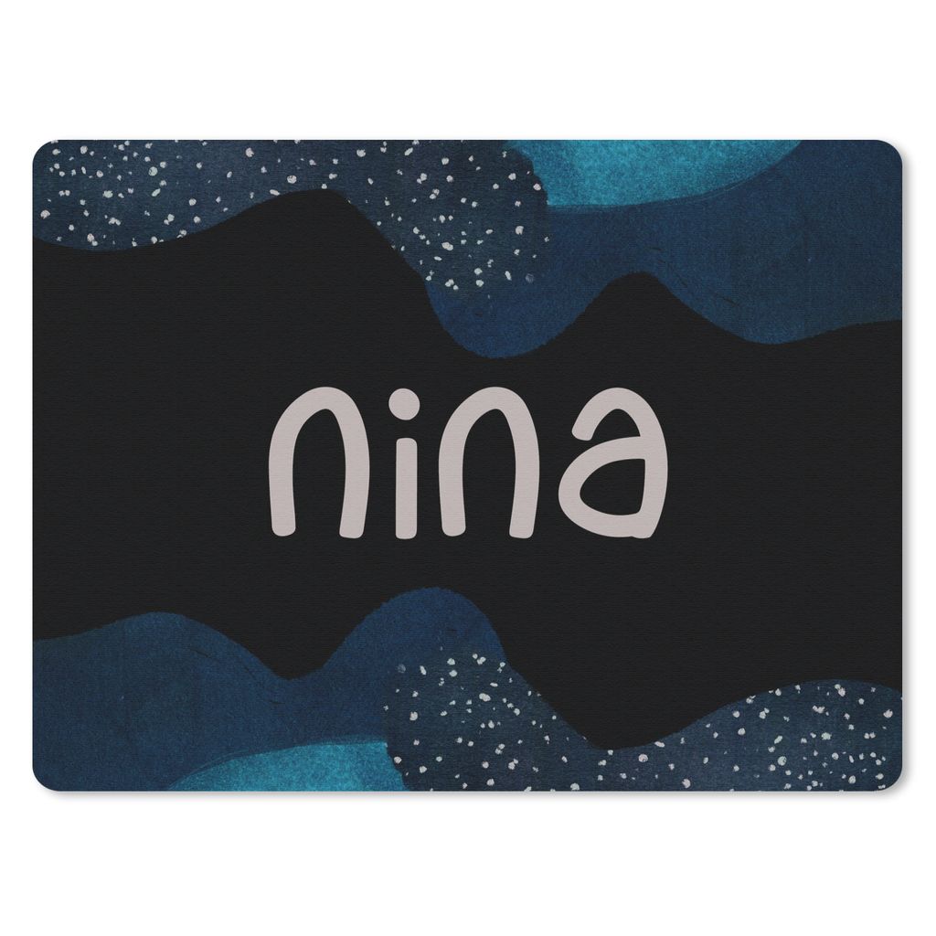 MuchoWow Mauspad Mousepad Nina - Pastell - Mädchen 40x30 cm - Mousepads - Maus Mat - Pad - Mausunterlage - Anti Rutsch