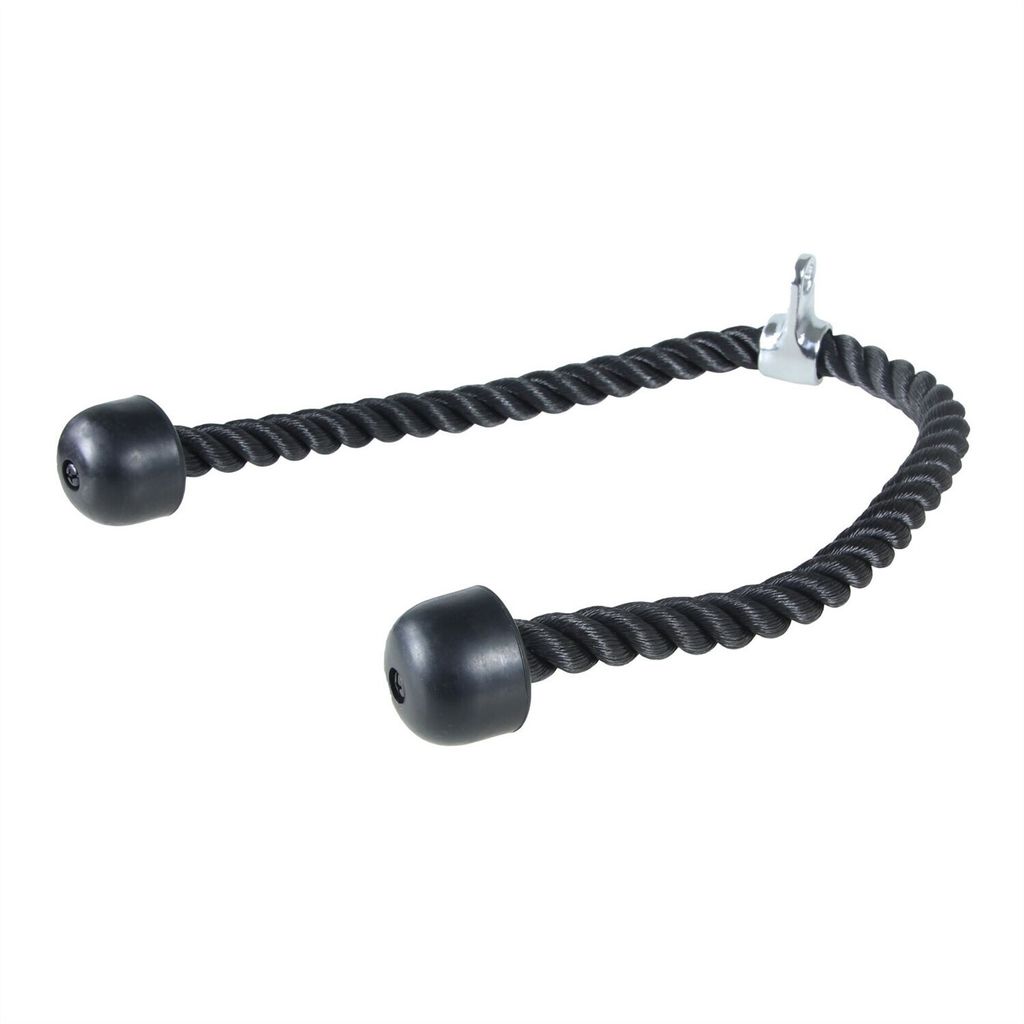 Trizepsseil 70 Cm – Robustes Nylonseil Für Kabeltrainer, Übungen Wie Trizepsdrücken & Bizepscurls