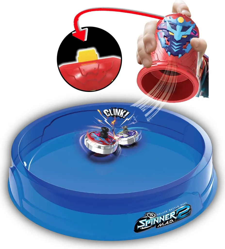 Toupie de Combat Spinner M.A.D. II Deluxe pour Enfants dès 5 Ans Silverlit - 2