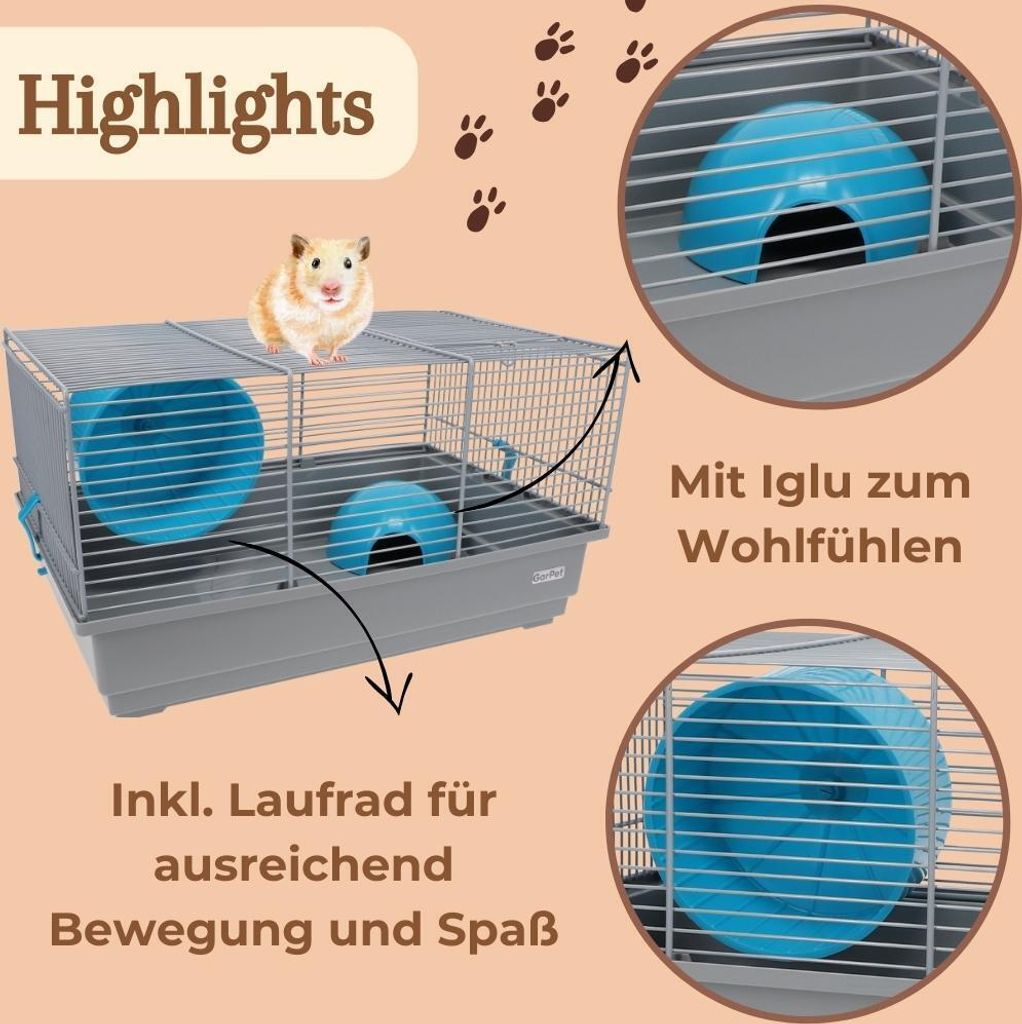 Hamster Einrichtung Zubehör für Nager, Mäuse, outlets Ratten