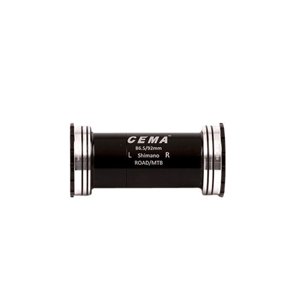 Cema Bracketas BB86-BB92 INT. Shimano-RVS-Zwart