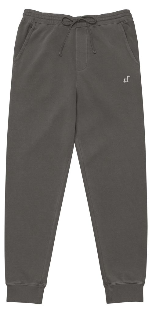 DECALVIBES Herren Jogginghose mit Pigmentfärbung Classic - Pigment Black , XL
