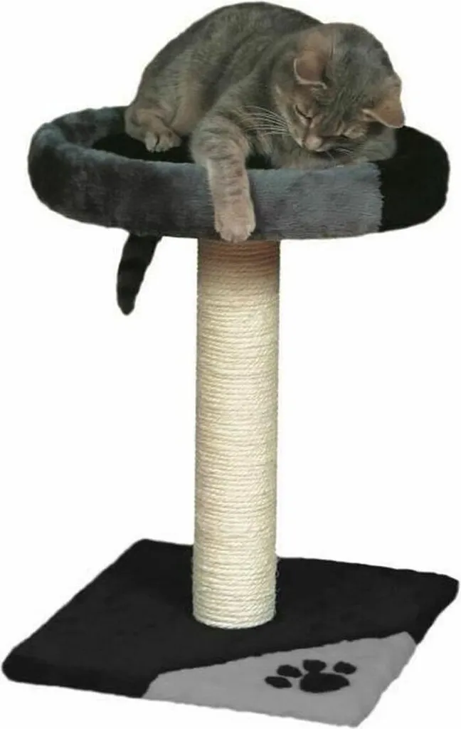 Tiragraffi per gatti Trixie Nero/Grigio Sisal 52 cm