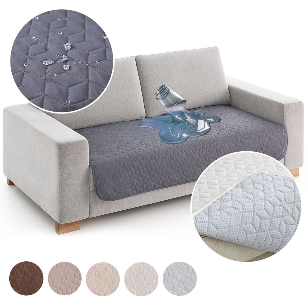 Wasserabweisend Bettdecke Abdeckung Läufer Abdeckung Schutz für Sofa Couch 90x160 cm GRAU