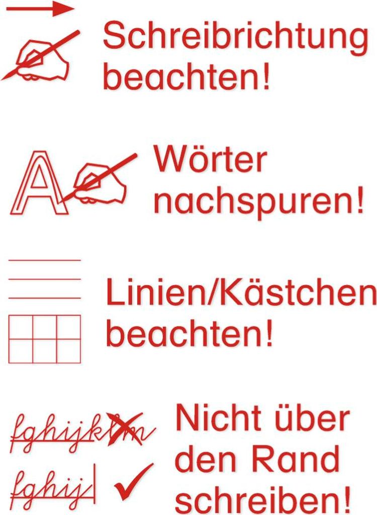 TimeTEX Siebdruck-Stempel "Perpetuum", 4 in 1, "Schreibrichtung beachten"