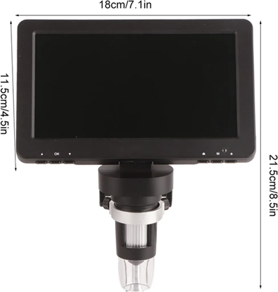 Microscope électrique pour soudure électronique et micro-réparation 7''