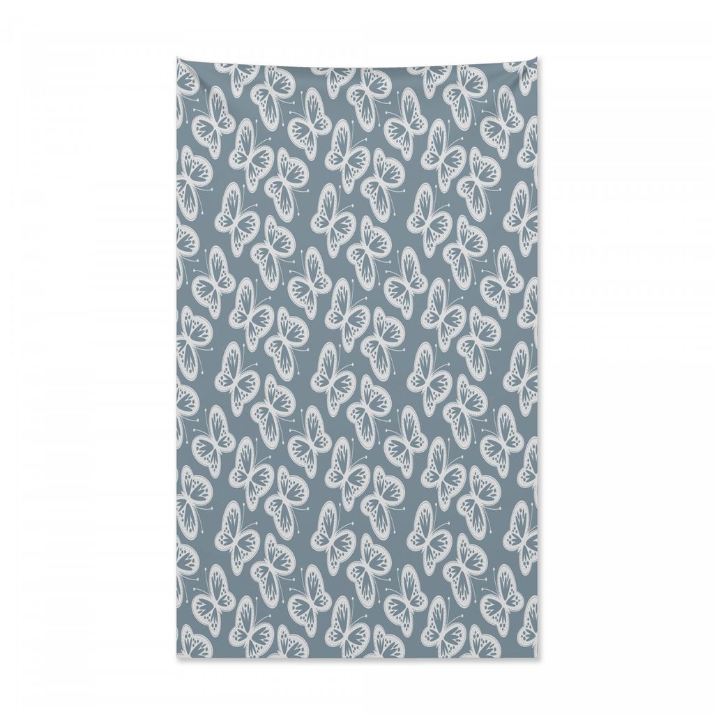 Abakuhaus Schmetterling Wandteppich und Tagesdecke, Blumen Sommer Tier aus Weiches Mikrofaser Stoff Kein Verblassen Klare Farben Waschbar, 140 x 23...