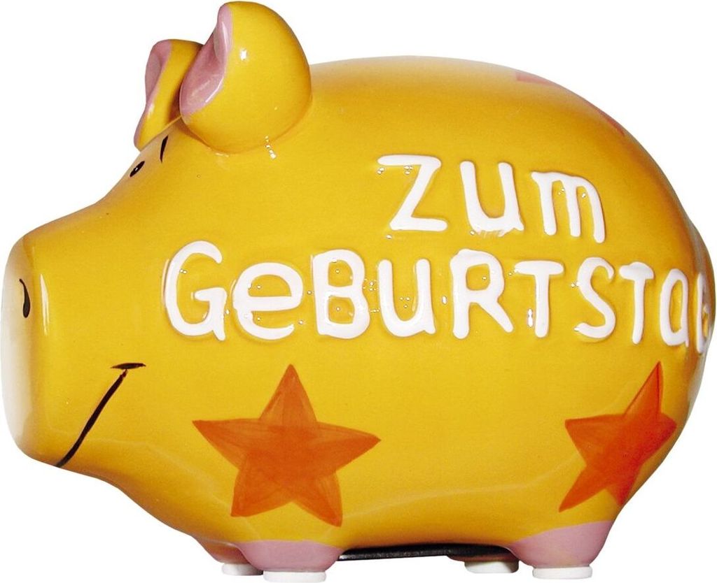 KCG 100845 Spardose Schwein "Zum Geburtstag" - klein
