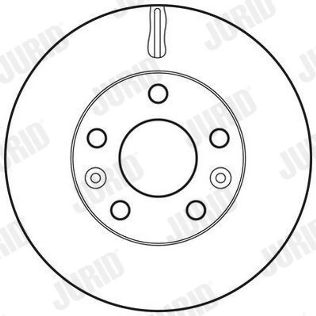 Stop Vibrations : Disque de Frein JURID 562658JC RENAULT Megane IV 269mm