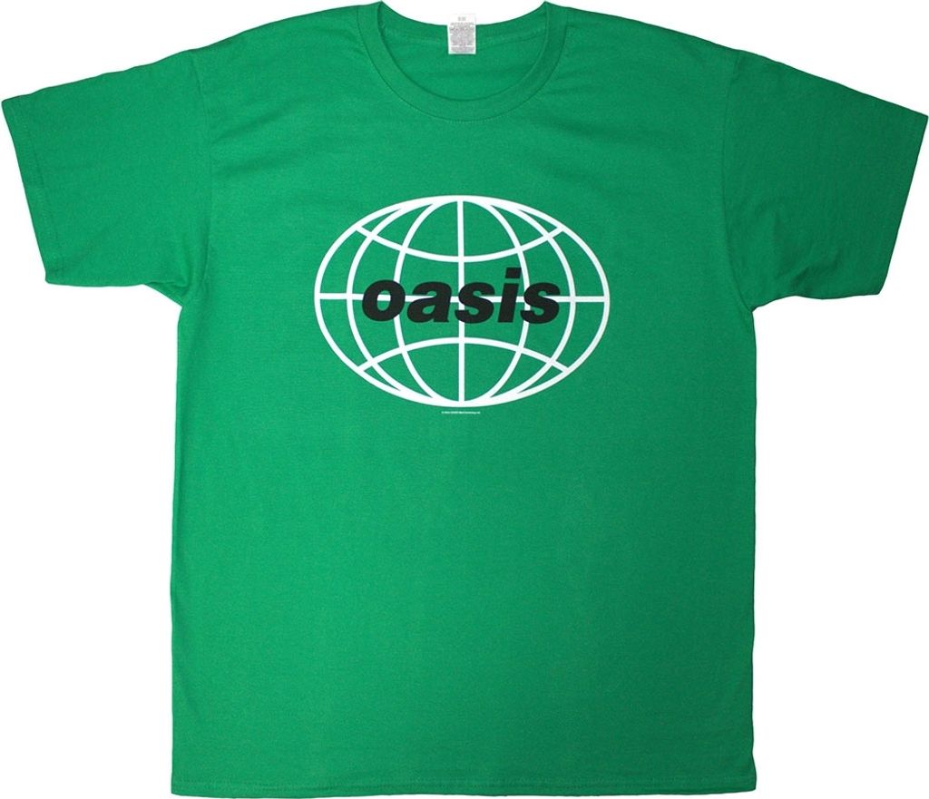 Oasis - "1998 World Tour - Mexico City" T-Shirt für Herren/Damen Uni RO13852 (M) (Grün)