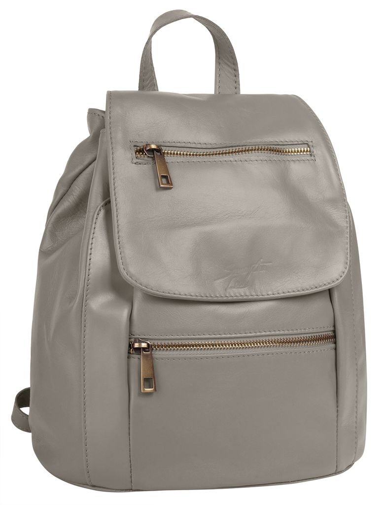 Samantha Look City-Rucksack Damen 017743 grau Rucksäcke