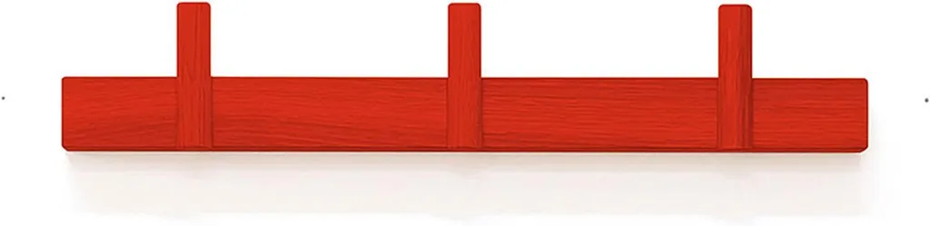 Portemanteau Line Up S Authentics en frêne rouge 80967 design durable