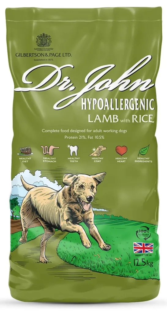 Dr John Agnello ipoallergenico con riso 12,5 kg