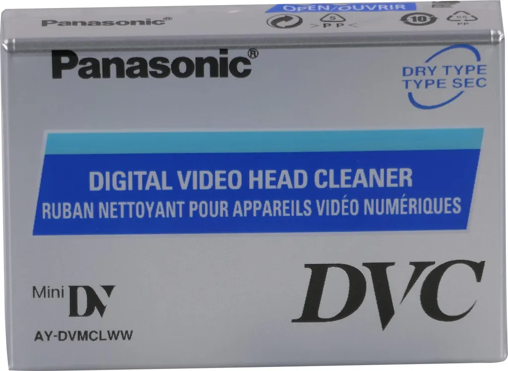 Panasonic AY-DVMCLWW Cassette de Nettoyage MiniDV de Haute Précision