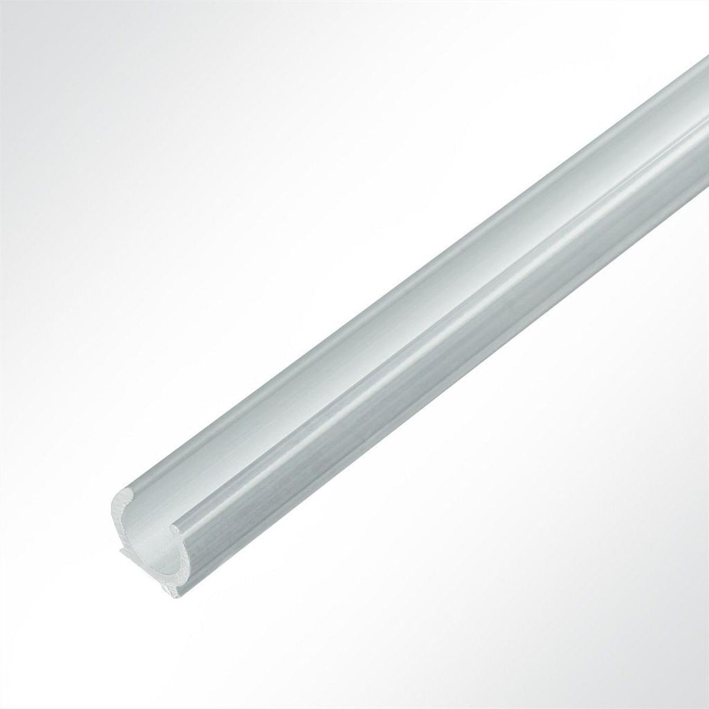 Lysel Kederschiene Kederleiste Aluminium 90° C-Profil pressblank für Keder 5-9mm L: 3m