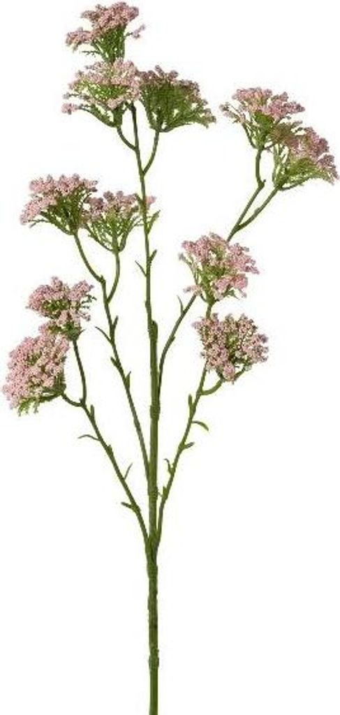 artplants.de Künstlicher Zweig Schafgarbe GRUNTO, rosa, 65cm - Deko Schafgarbezweig