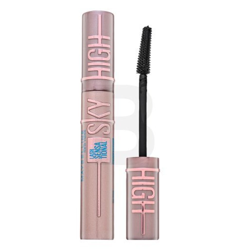 Maybelline Lash Sensational Sky High Mascara Waterproof wasserfeste Wimperntusche für verlängerte und geschwungene Wimpern Very Black 7,2 ml