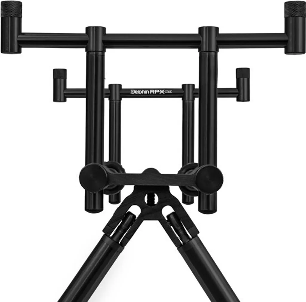 Support de Canne Double Buzz Bar Delphin RPX Stalk Finition Noire
