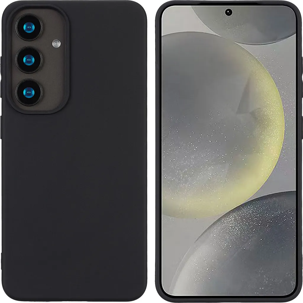 Cover Samsung S25 imoshion TPU Nero - Custodia Minimal Design Antiurto