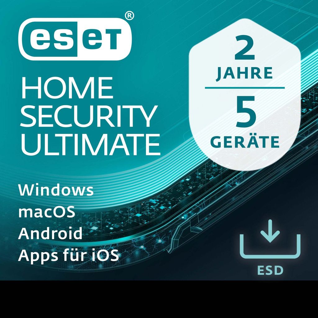 ESET HOME Security Ultimate 5 -Geräte / 2-Jahre / DEUTSCH / KEY (ESD)