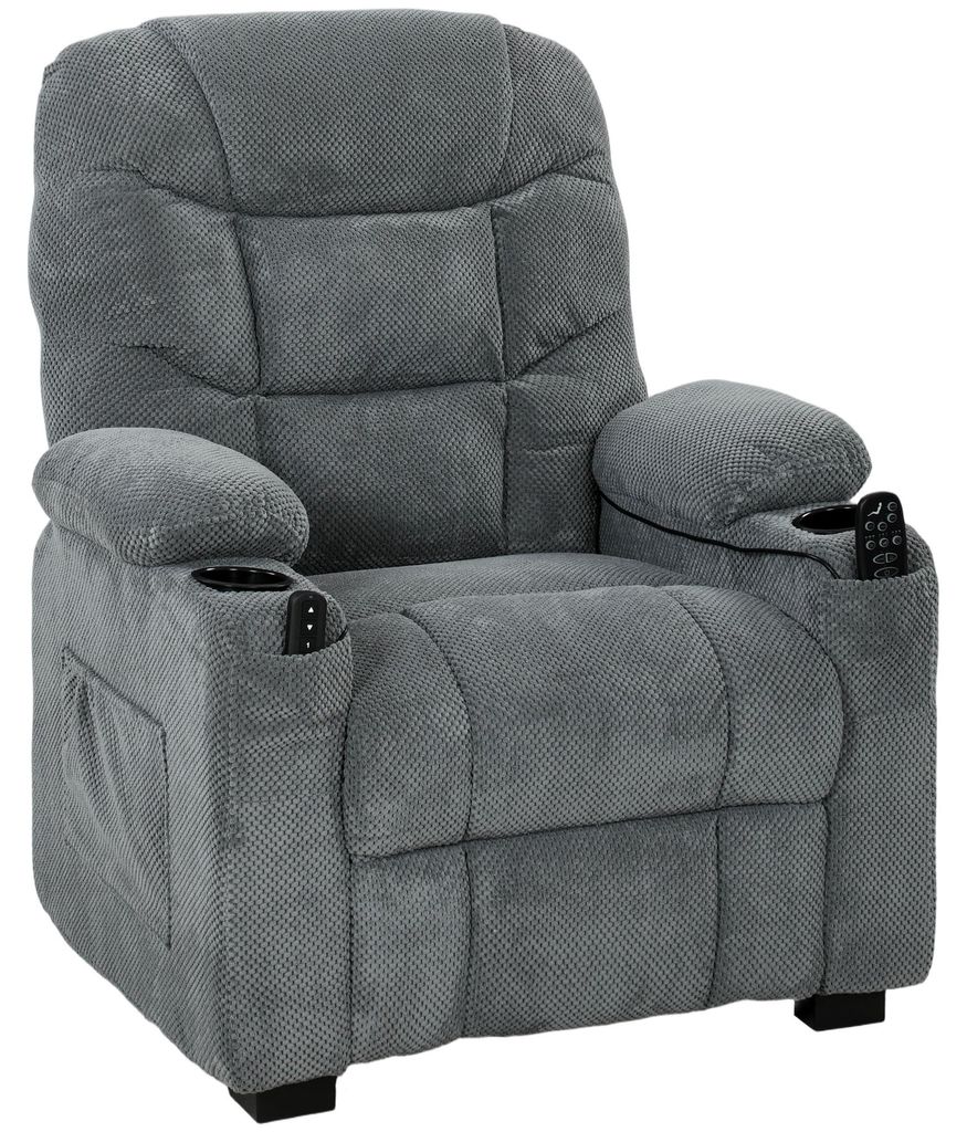Sillón reclinable HOMCOM, sillón eléctrico para televisión Imagen del producto 
