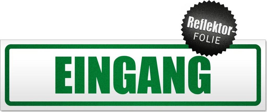 Eingang Magnetschild Schild magnetisch
