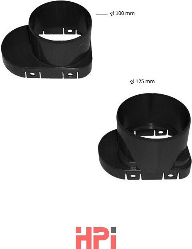 Venduct Uni Flachlüfter 125mm