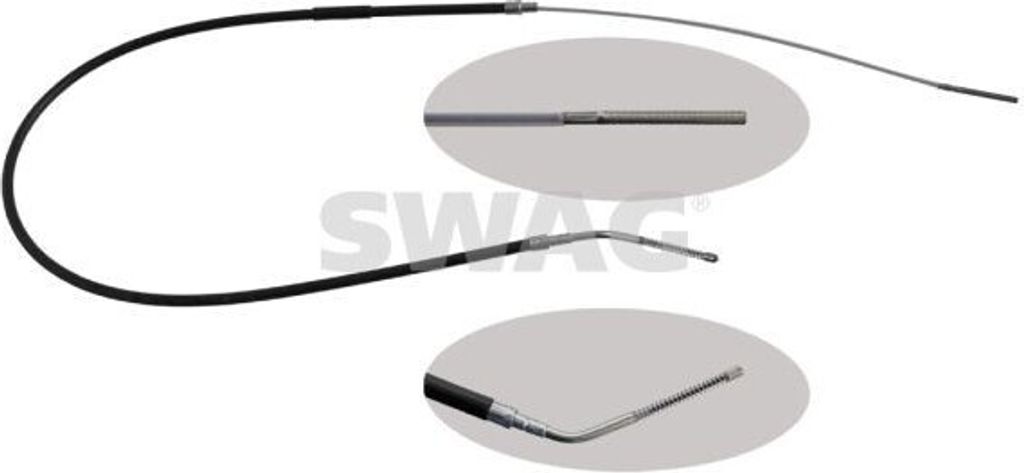 SWAG Handbremsseil Seilzug Feststellbremse für BMW 3 Limousine (E36) Hinten Links Hinten Rechts 20 90 1756