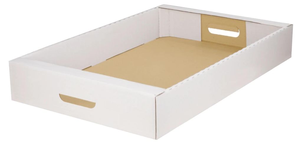 KAPAK, plateau de cuisson rectangulaire, blanc, 60x40x9 cm Image du produit 