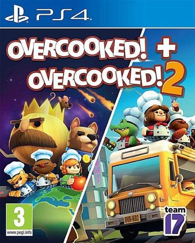 Overcooked, Overcooked 2 set (PS4) Produktbild 