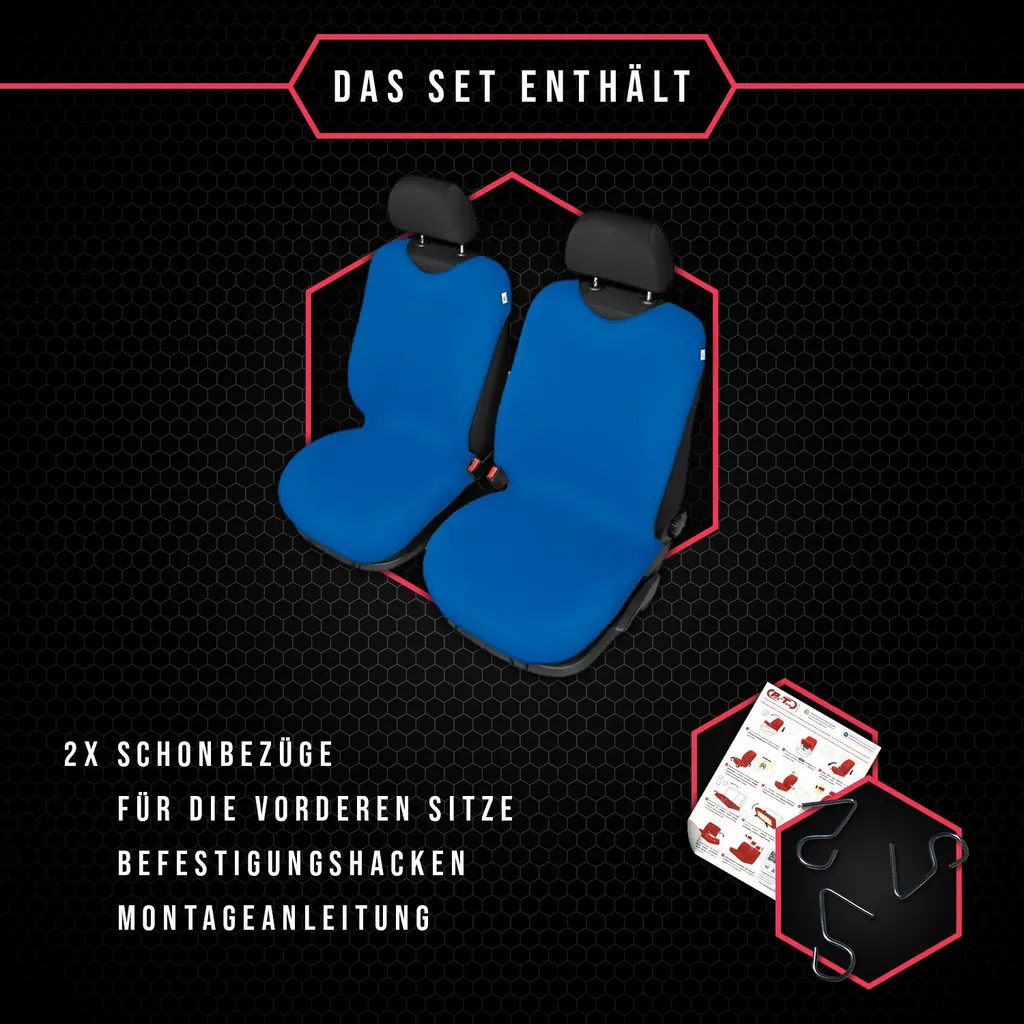 Coprisedili auto Coprisedili universali per Mazda 2, 3, 5, 6 Anteriore auto 1+1 Set - 2