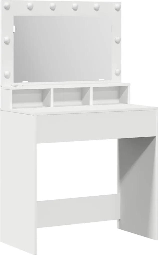 Angolo Beauty Perfetto: Tavolo da Trucco Bianco vidaXL 79x41x135