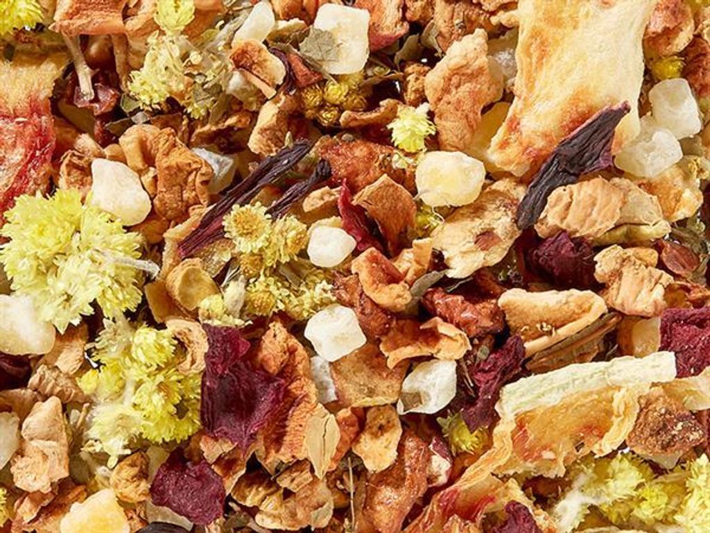 Früchteteemischung Molly MeloneHolunderblüte-Melone aromatisiert