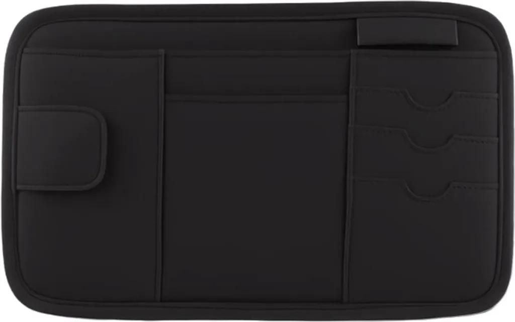 Organizer Visiera Auto INF Pelle: Porta Documenti e Occhiali Slim