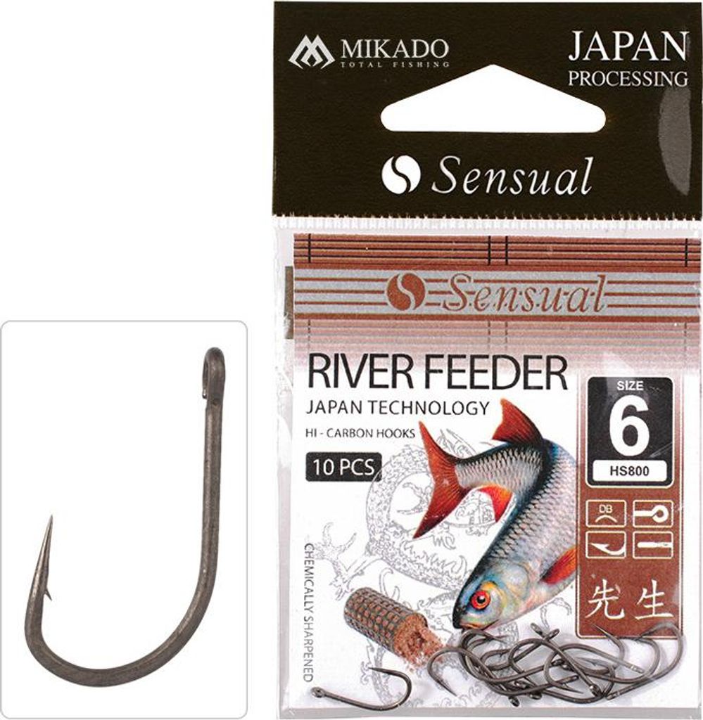 Mikado Háček Sensual River Feeder Vel. 10 Db 10 Ks Zdjęcie produktu 