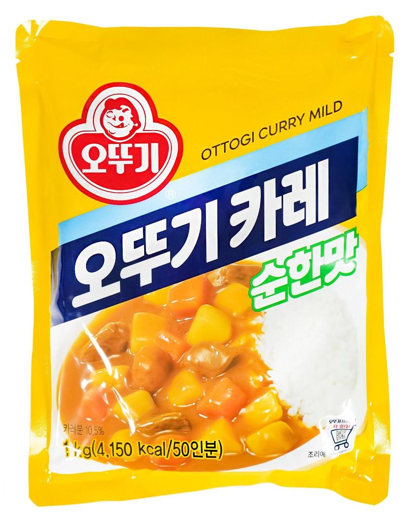 Ottogi Korea Currypulver Mild 1kg Produktbild 