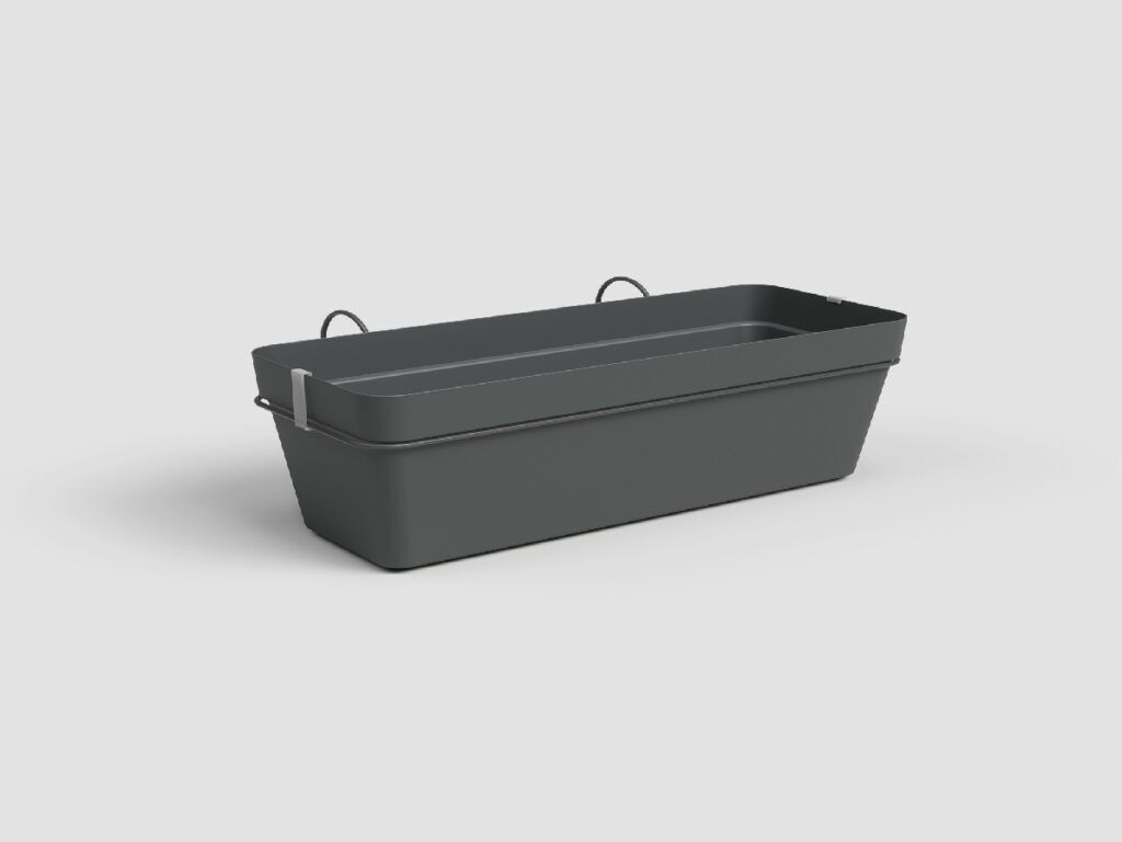 ARTEVASI - Set Balkonkasten capri re 50 cm v2 anthrazit Obrázek produktu 