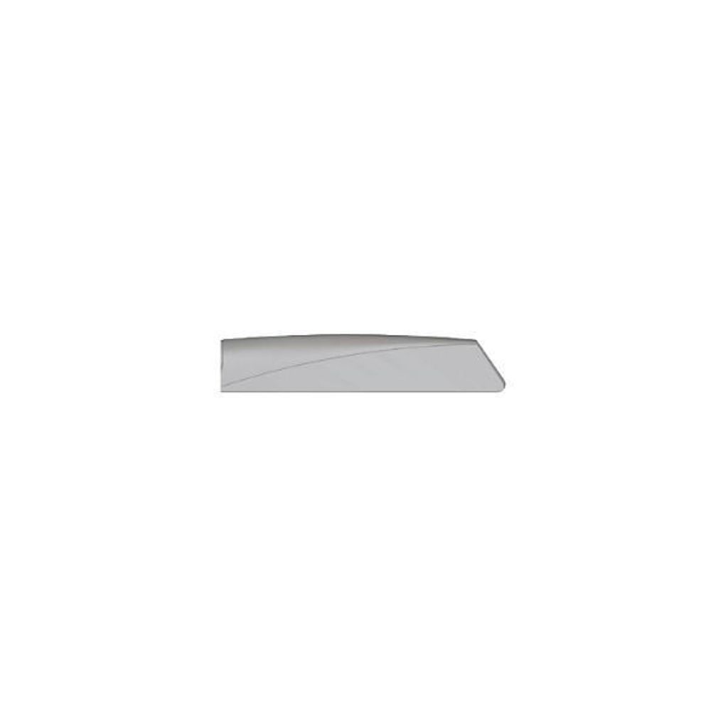 Adapter für Möbeltürdämpfer 37mm | 79x15x16mm | Kunststoff grau