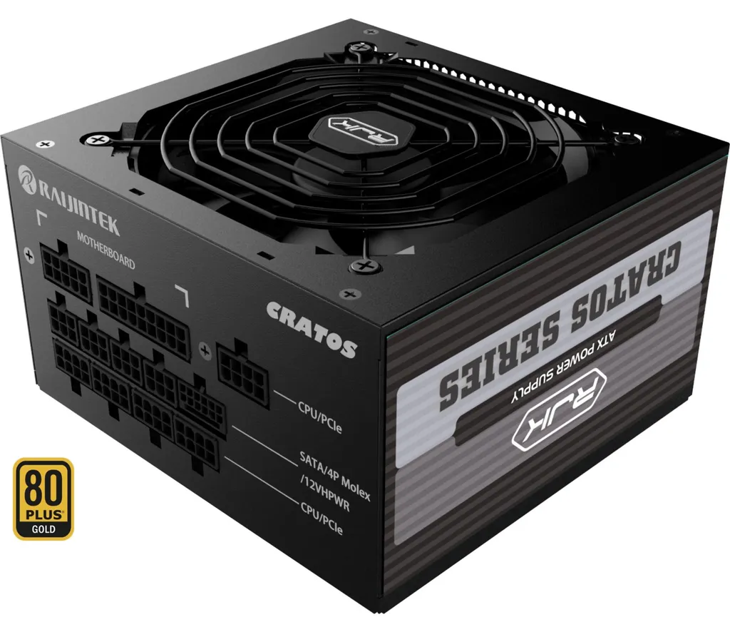 Alimentation PC 850W Raijintek CRATOS Noir - Bloc Full Modulaire ATX