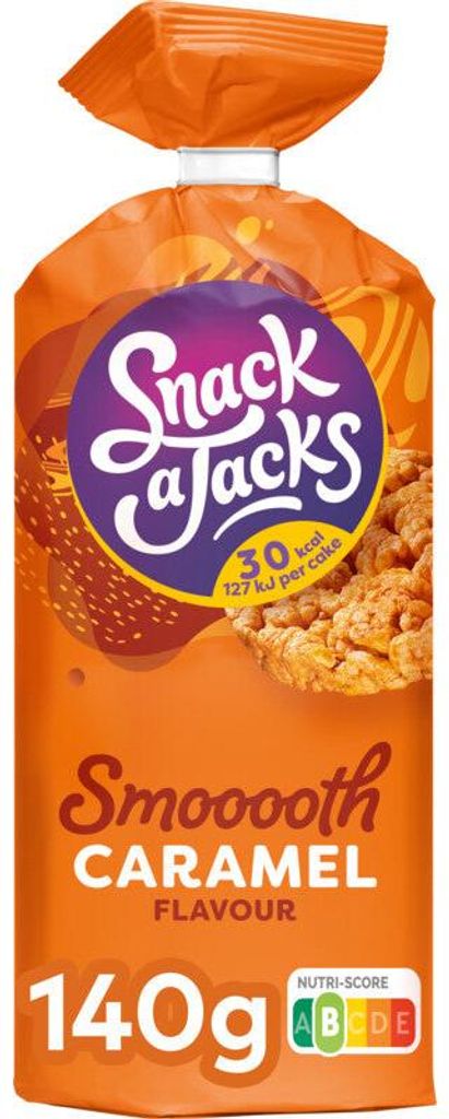Snack a Jacks Rijstwafels Caramel 140g – Knusprige Produktbild 
