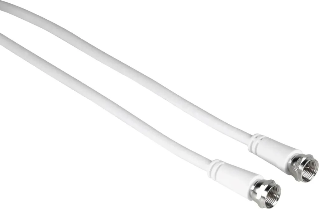 Cavo Antenna Satellitare 10m F-F 75dB | Hama 00205040 Bianco - 1