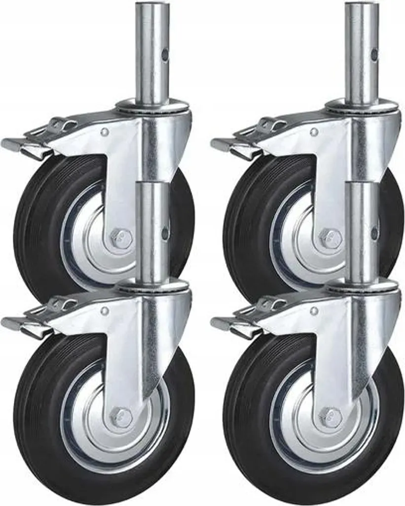 Roulettes pivotantes 200mm avec frein pour déplacer vos meubles lourds