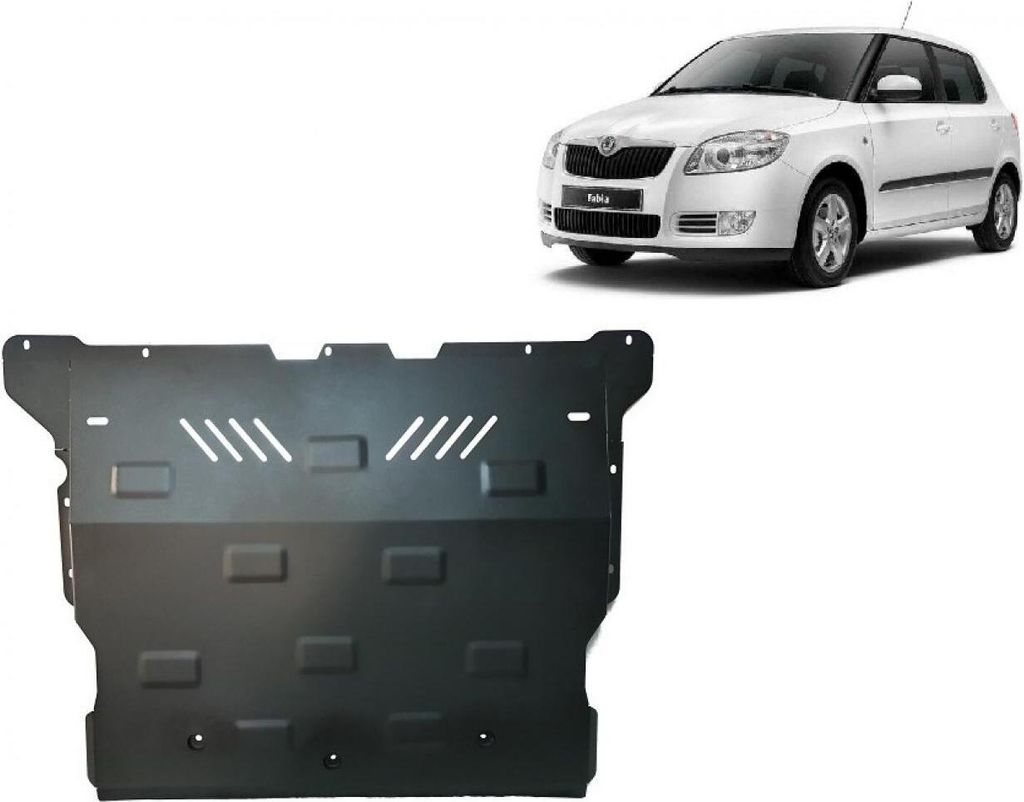 Stahl Unterfahrschutz für Motor Skoda Fabia 4