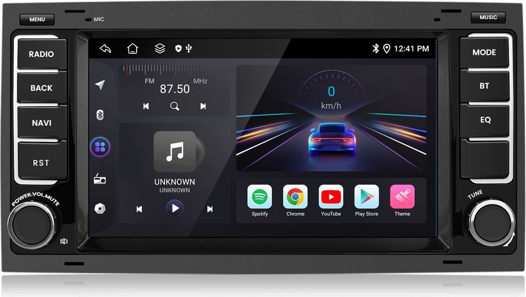 2+64G Für Touareg 7L Multivan V Transporter Radio GPS Sat Navi WIFI BT Android13 carplay DAB+ WIFI SWC 2DIN
