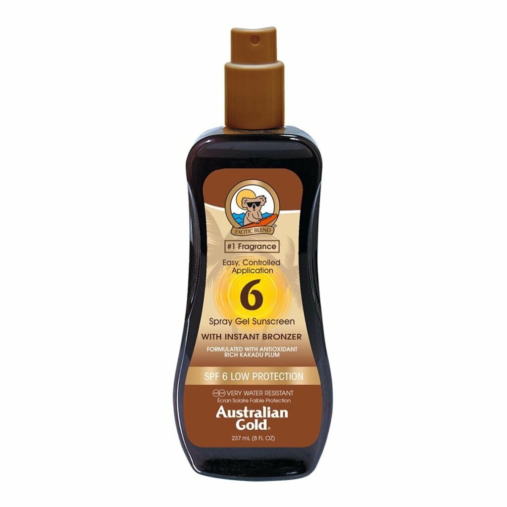 Australian Gold Spray Gel mit Bronzer 237ml LSF6